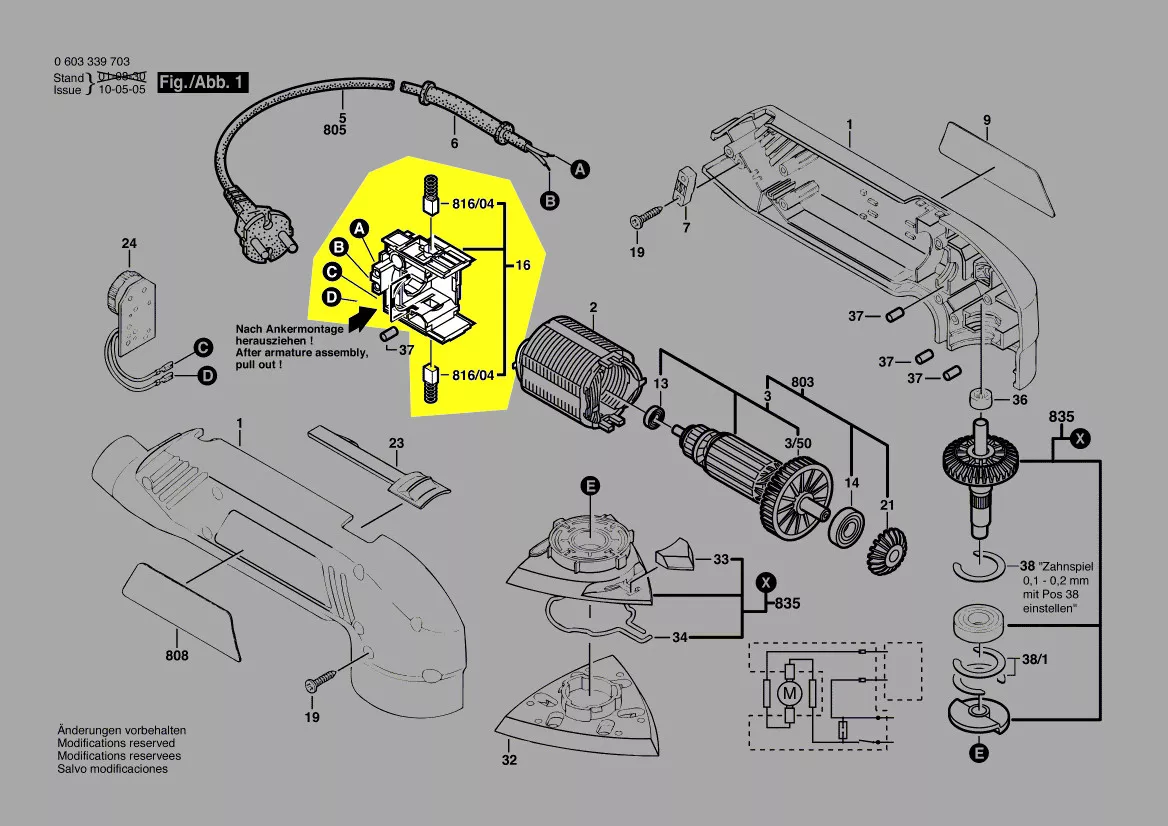 Couronne porte balais réf. 2 604 337 079 Bosch
